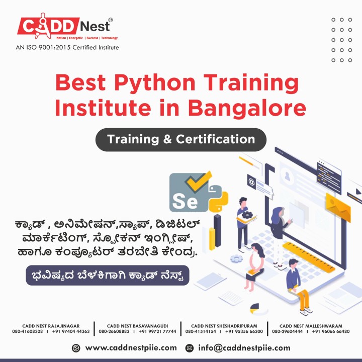 CADD NEST (P) Ltd., - Latest update - Best Python Classes Near Sheshadripuram