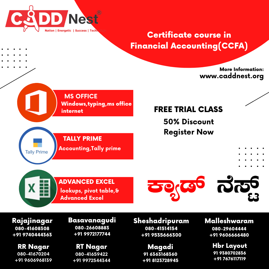 CADD NEST (P) Ltd., - Latest update - Certificate Course in Financial Accounting in Sheshadripuram