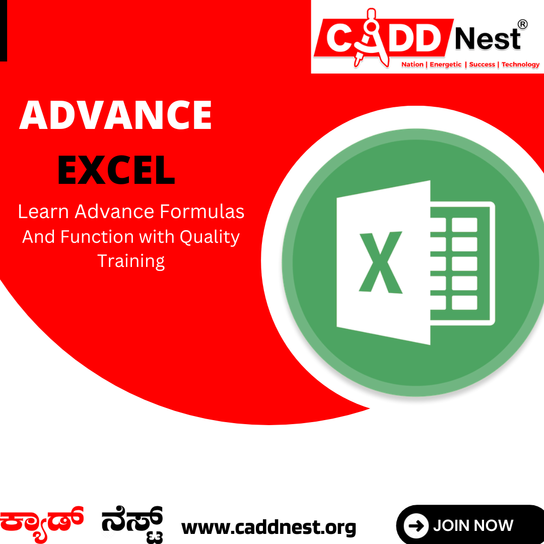 CADD NEST (P) Ltd., - Latest update - Best Advance Excel Classes in Malleshwaram