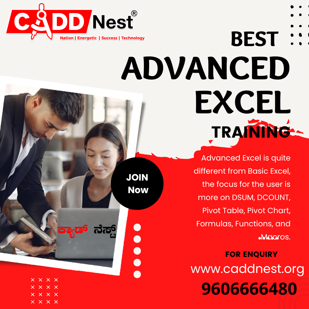 CADD NEST (P) Ltd., - Latest update - Advanced Excel Classes In Malleshwaram