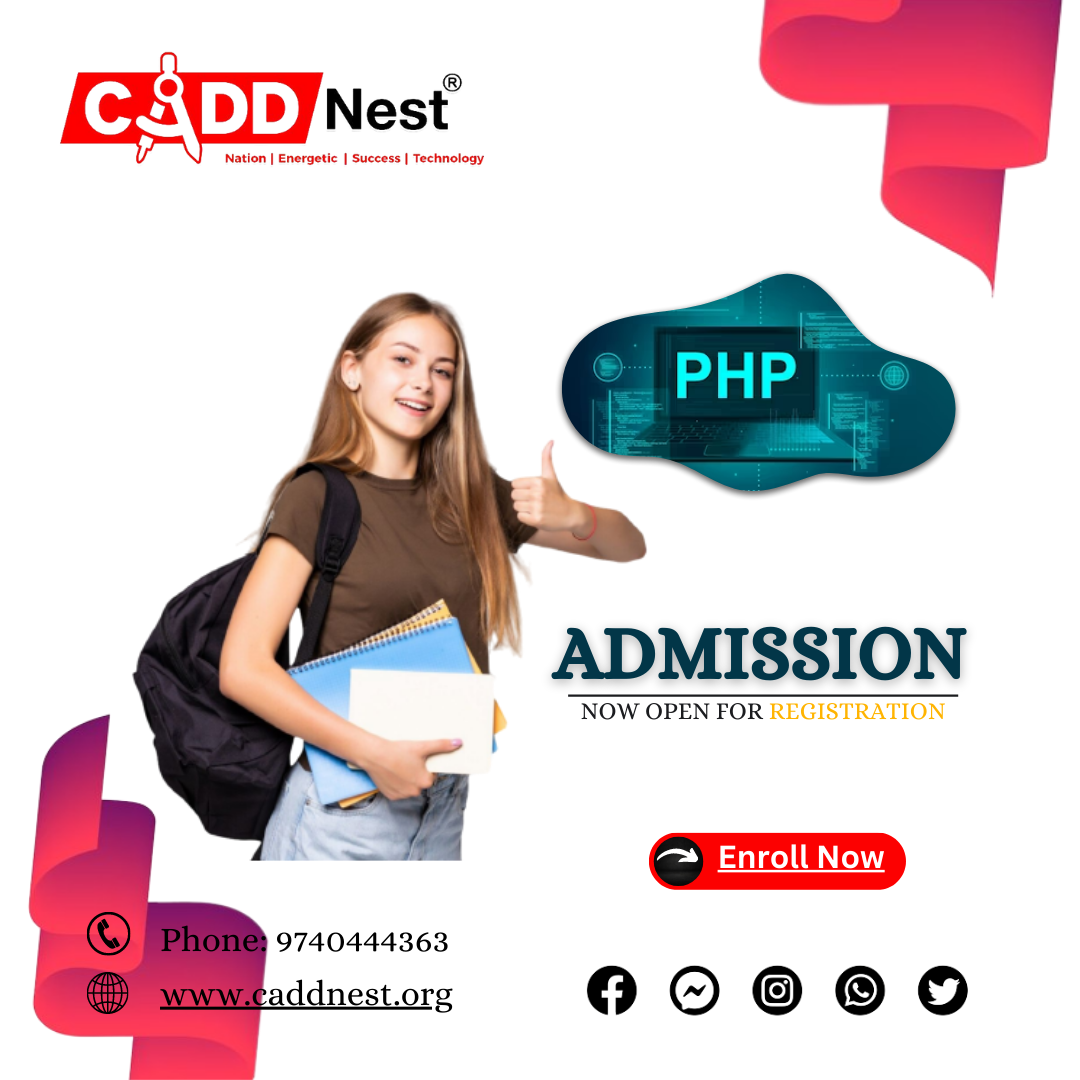 CADD NEST (P) Ltd., - Latest update - Best PHP course training institute with certification from an ISO 9001:2015 Certified Institute