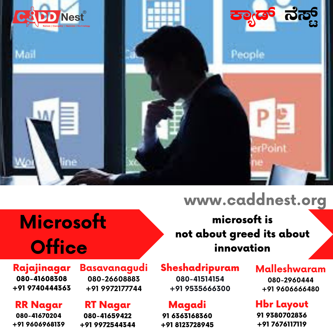 CADD NEST (P) Ltd., - Latest update - MS word Training Classes in Sheshadripuram