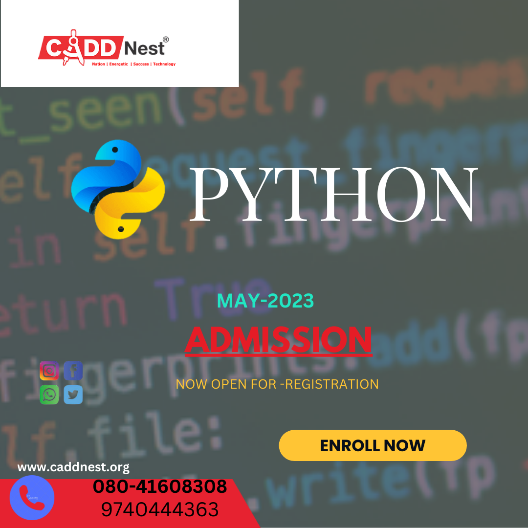 CADD NEST (P) Ltd., - Latest update - Best place to learn - Python