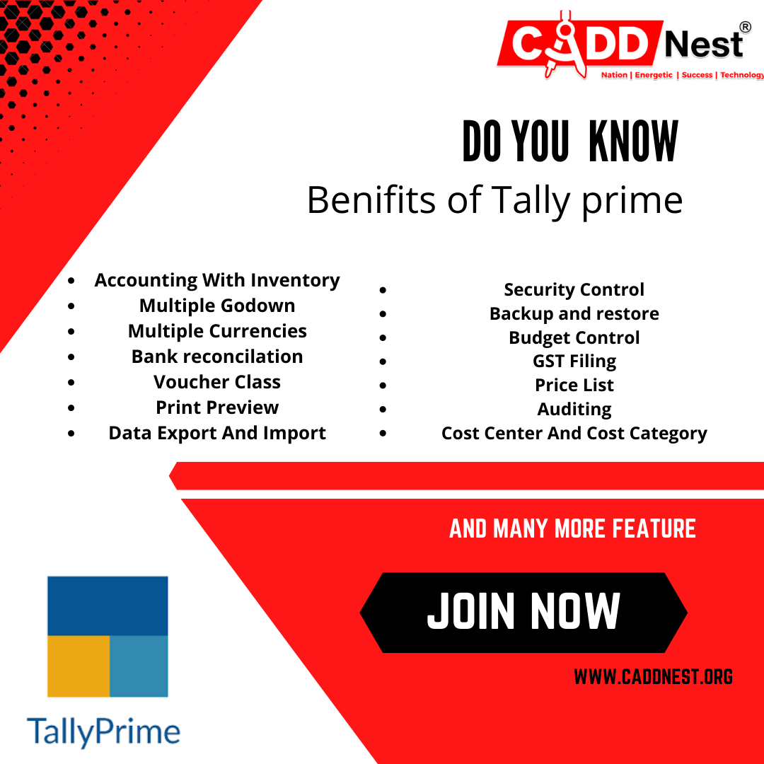 CADD NEST (P) Ltd., - Latest update - Tally Prime With GST Training Center In Malleshwaram 18th Cross