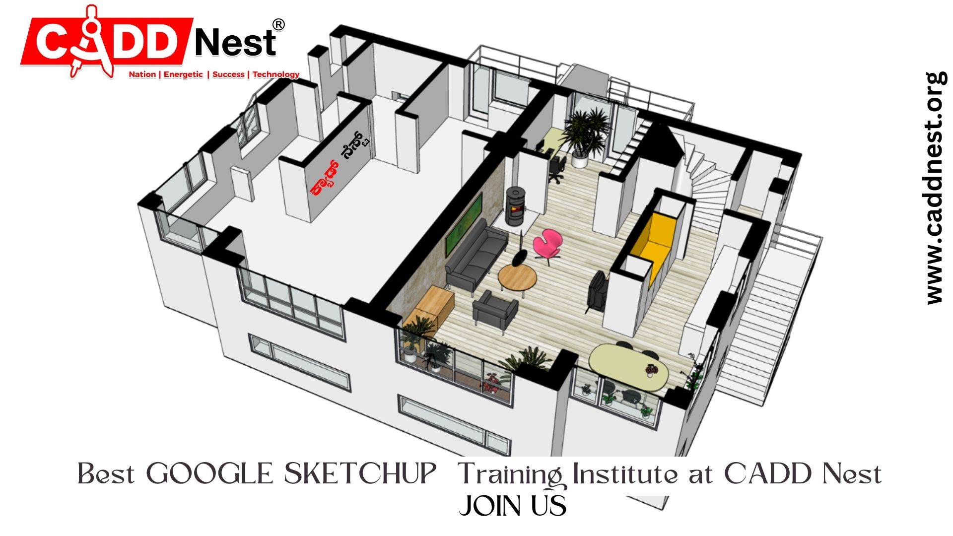 CADD NEST (P) Ltd., - Latest update - Google Sketchup course with certificate