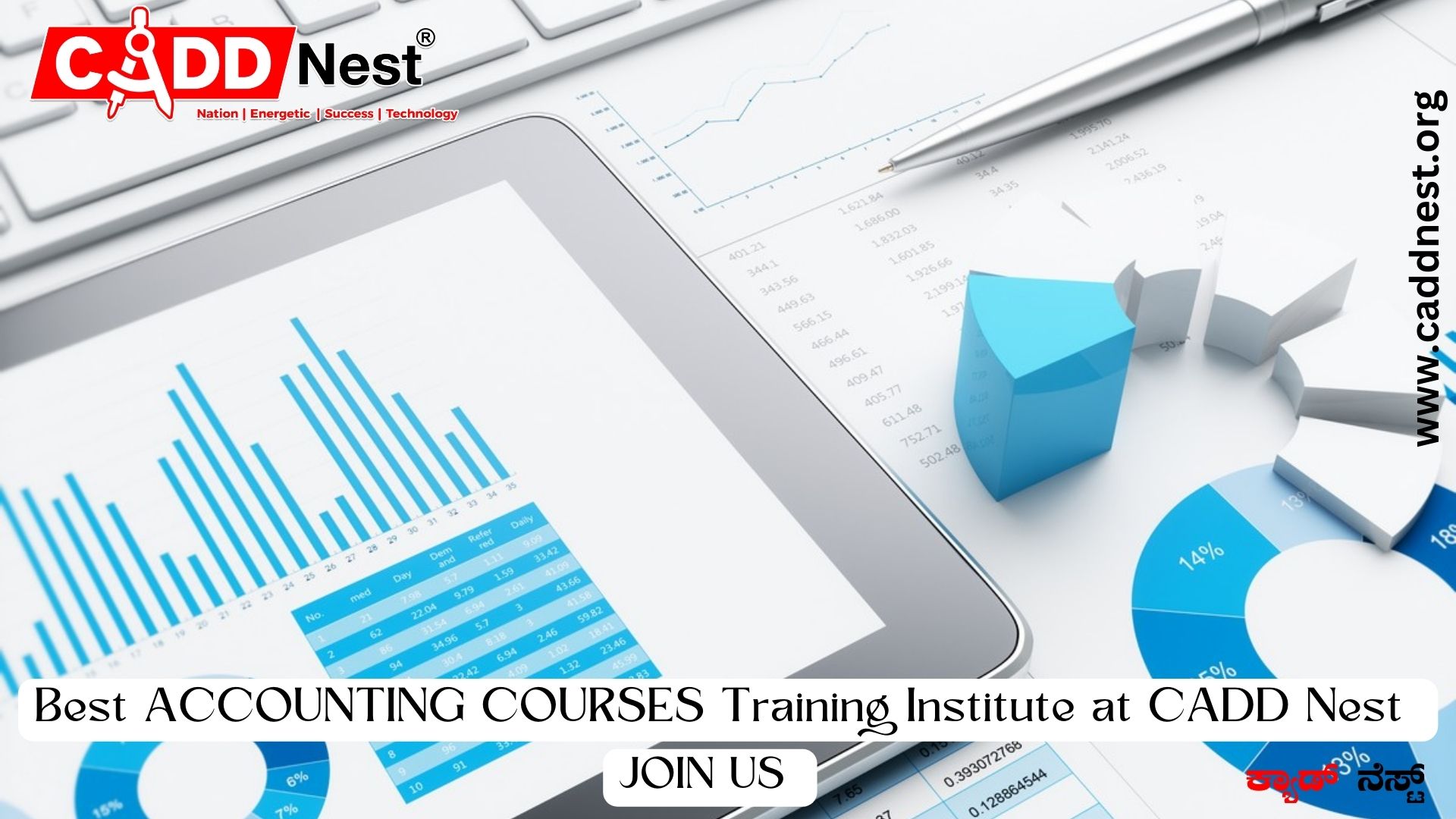 CADD NEST (P) Ltd., - Latest update - how to learn accounting courses details