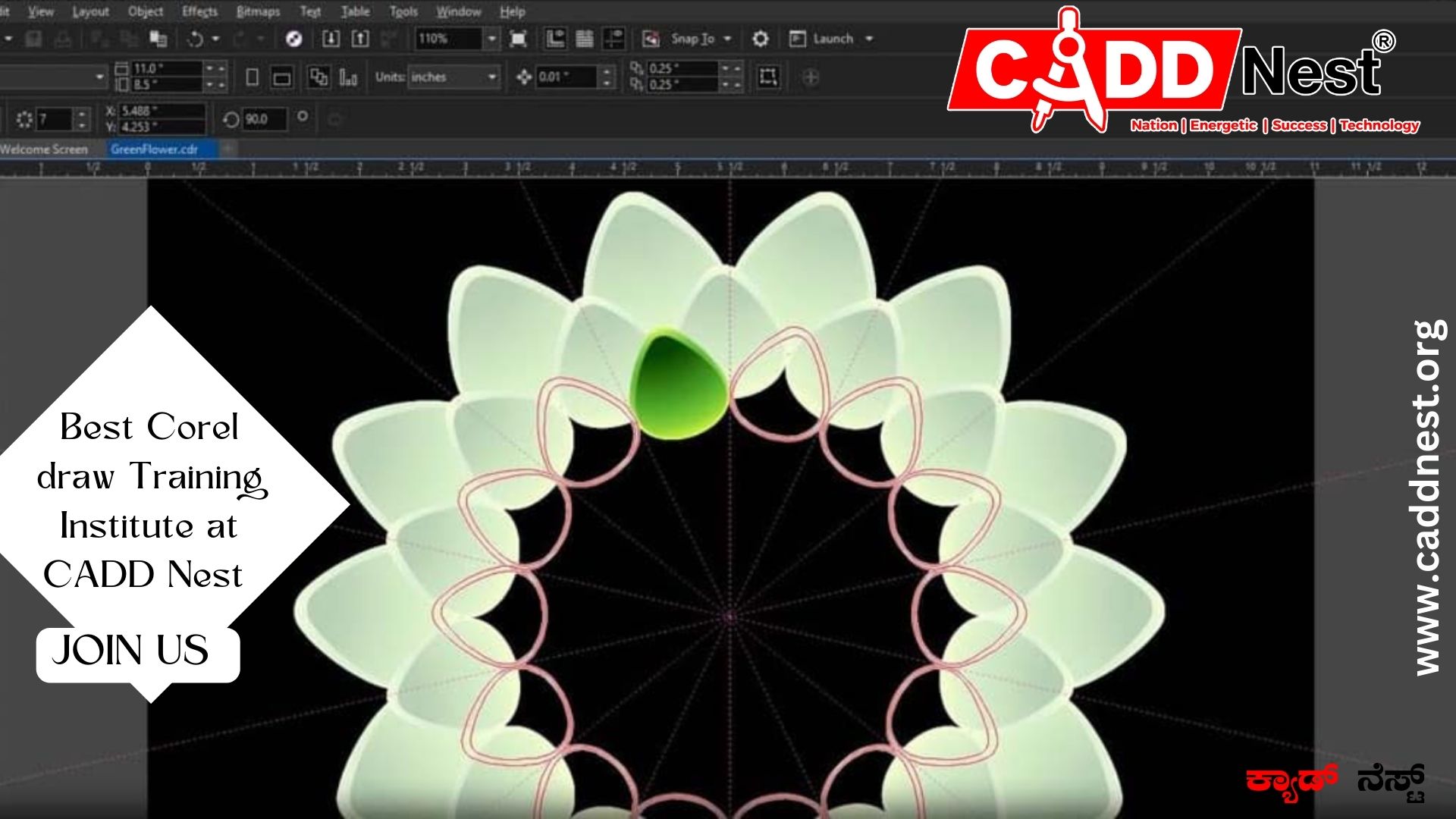 CADD NEST (P) Ltd., - Latest update - how to learn CorelDraw for beginners