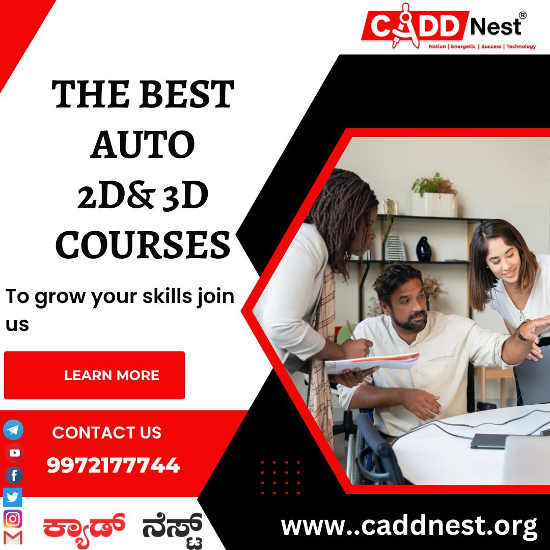 CADD NEST (P) Ltd., - Latest update - autocad 2d and 3d course fees