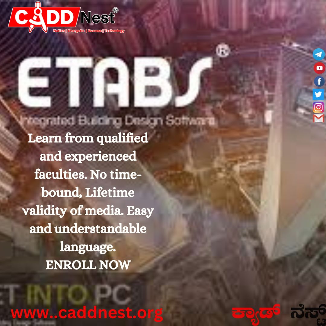 CADD NEST (P) Ltd., - Latest update - etabs course online