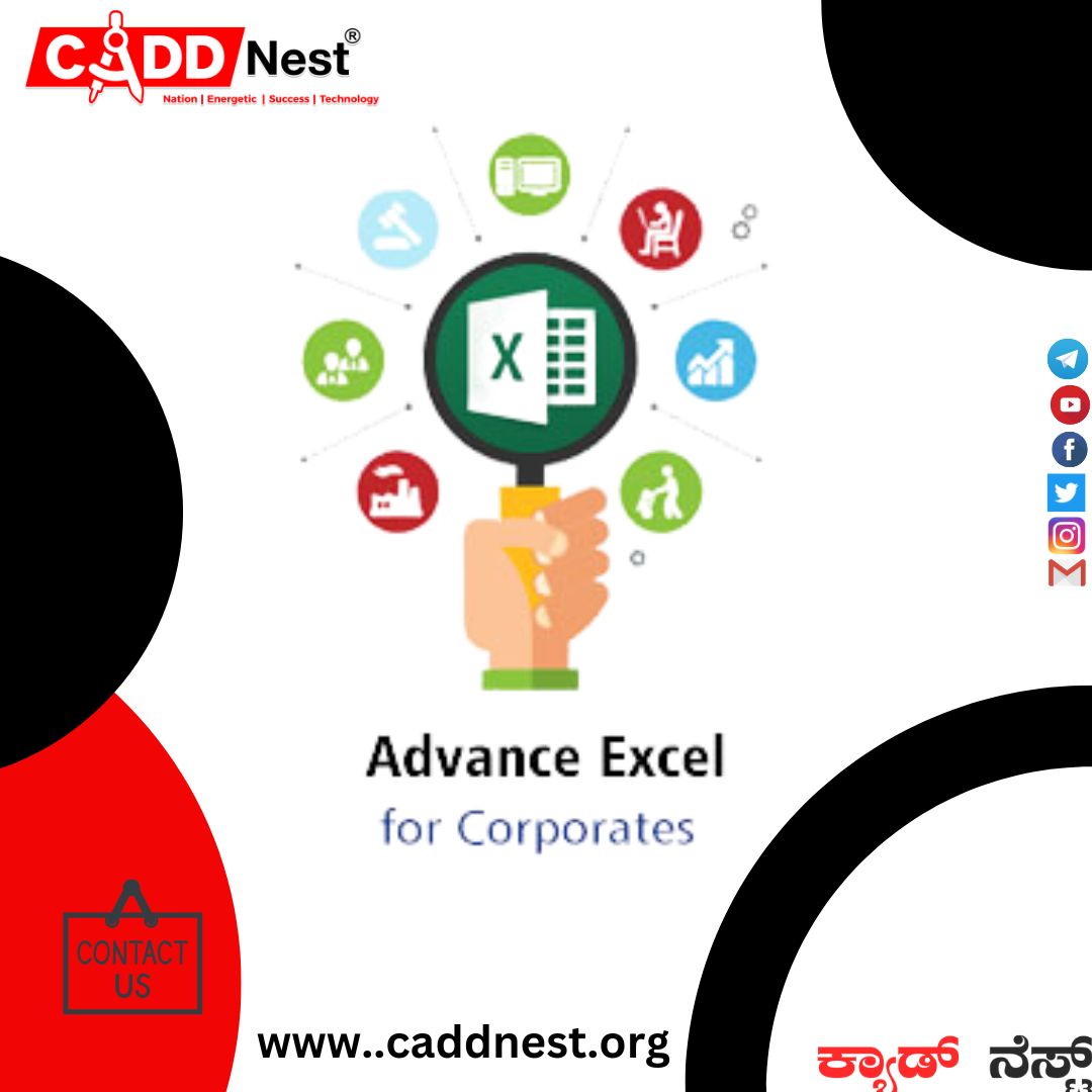 CADD NEST (P) Ltd., - Latest update - advanced excel course online with certificate