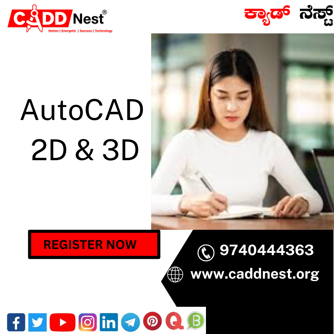 CADD NEST (P) Ltd., - Latest update - Autocad 2d 3d Training