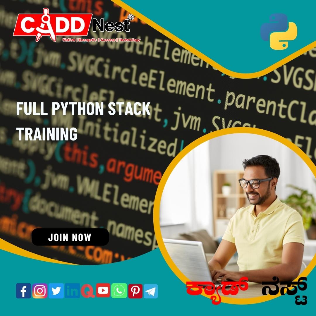 CADD NEST (P) Ltd., - Latest update - Full Stack Python Developer Training