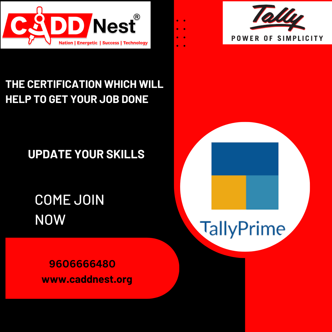 CADD NEST (P) Ltd., - Latest update - Best Training Institution  for Tally in CADD Nest Malleshwaram