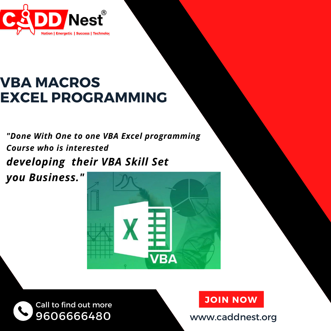 CADD NEST (P) Ltd., - Latest update - Excel VBA Training At Malleshwaram